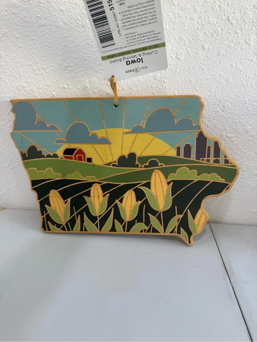 Iowa Sunrise Farm cutting & Serving board